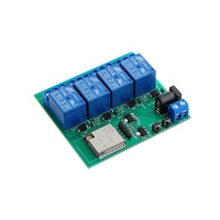 Module de relais WiFi DIYmall ESP32S 4CH ESP32-32U avec antenne WiFi 2.4G 3DBi et câble pigtail pour contrôle intelligent IoT