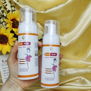 Espuma de lavado femenino Ácido bórico Alivio de infecciones por levaduras Limpieza vaginal y lavado de espuma Yoni refrescante - Product Image 1