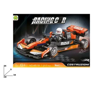 Racing Car Construction 217 Pcs Building <b>Block</b> Set For Kids Age 6+ - Product Image 2