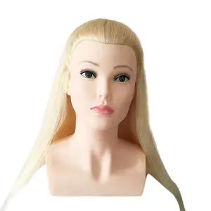 Human Hair Wigs Training Mannequin Head Hair Practice Head