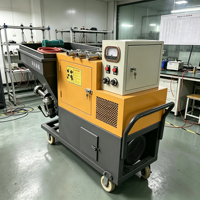 Machine à projeter du mortier électrique 4 kW homologuée CE, 6 m²/h, pour le plâtrage des murs et des plafonds intérieurs