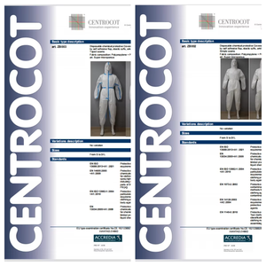 Eos disinfettante in materiale <span class=keywords><strong>Non</strong></span> tessuto chirurgico monouso abbigliamento di sicurezza per abiti isolanti con polsino elastico resistente al fluido - Product Image 6