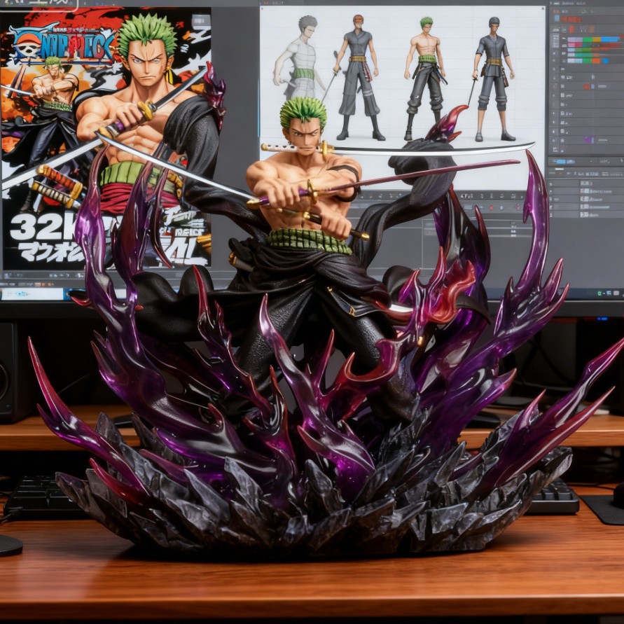 29CM JT-078 Roronoa Zoro Anime PVC Figure - Perfect Ornament