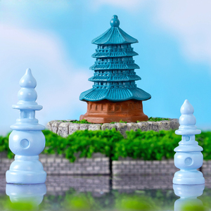 Vente en gros de lieux d'intérêt mondiaux de simulation Architecture de repère Micro ornement de paysage Artisanat en résine personnalisé - Product Image 3