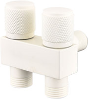 Robinet d'angle de pulvérisateur de bidet de salle de bains de robinet de double commande d'arrêt d'eau automatique en laiton moderne pour la salle de bains