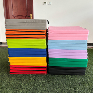 Tappetino da <span class=keywords><strong>ginnastica</strong></span> pieghevole in PVC multifunzionale di dimensioni personalizzabili, materasso a 3 pieghe <span class=keywords><strong>per</strong></span> danza e fitness, tappetino da <span class=keywords><strong>ginnastica</strong></span> <span class=keywords><strong>per</strong></span> bambini - Product Image 3