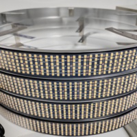 Kingshowstar Luz LED para Rueda de Camión, 6 Filas, Secuencia de Encendido, Alta Potencia, Ultra Brillante, Amarillo y Blanco