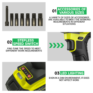 Bộ dụng cụ khoan vặn vít pin lithium điện cầm tay giá nhà máy, kèm máy vặn vít tác động không dây - Product Image 4