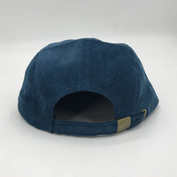 Casquette en velours côtelé personnalisée à cinq panneaux Casquette à rabat plat pour la pêche Sports Camping d'hiver pour les aventures en plein air