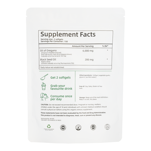 Capsules molles <span class=keywords><strong>d</strong></span>'<span class=keywords><strong>huile</strong></span> <span class=keywords><strong>d</strong></span>'<span class=keywords><strong>origan</strong></span> extra forte pour un soutien saisonnier du bien-être - Product Image 4