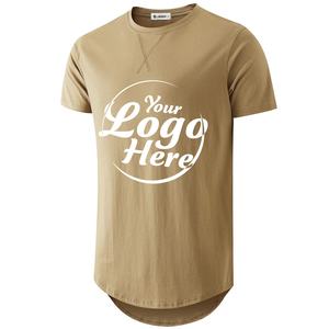 T-shirts unis surdimensionnés pour hommes 100% coton Streetwear Fashion commande en gros - Product Image 2