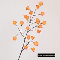 Lampu Hias Bunga Sutra Buatan Musim Gugur, Bunga Daisy Kecil, Warna Musim Gugur, Dekorasi Ruang Tamu, Pernikahan, Langit-langit, Lanskap
