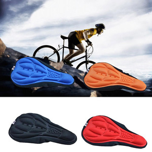 Selle de cyclisme coussin de siège en mousse confortable accessoires de vélo housse de siège de vélo souple respirante - Product Image 3