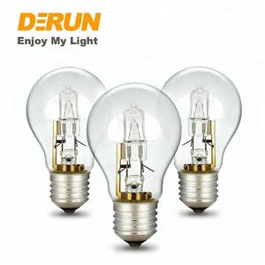 A55 A60 Bombilla halógena de ahorro de energía de vidrio 18W 28W 33W 42W 53W 70W 105W E26 E27 B22 CE, ROHS, BOMBILLA DE LA - Product Image 2