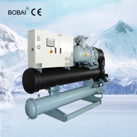 Équipement de Réfrigération Industrielle 200kw Pompe à Eau à Vis Refroidie par Eau Contrôle Programmable PLC Haute Efficacité Meilleur