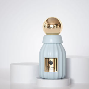 Flacon de parfum en verre sur mesure, transparent, rechargeable, à col serti - Product Image 3