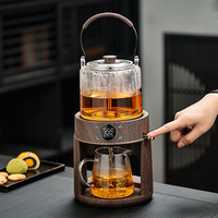 Bouilloire à thé en verre à vapeur, pour thé noir, entièrement automatique, modèle neuf, multifonctionnelle, avec remplissage automatique de l'eau