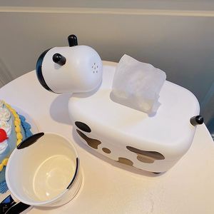 Cute Cow Shaped <b>Toothpick</b> Holder With Tissue Box Function Waterproof Multipurpose Table Decoration For Living Room Bedroom - Product Image 3