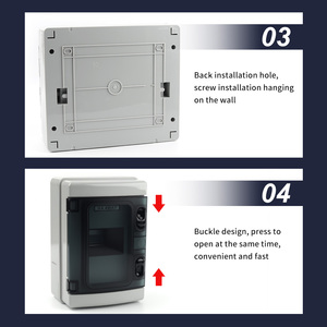 Scatola di giunzione DIY GO HA-4/8/12/18/24 Way IP65 per esterno impermeabile custodia elettrica PV sistema di distribuzione AC/DC - Product Image 6