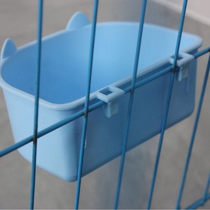 Ensemble de gamelles pour animaux de compagnie en plastique, imprimé animal, rondes, suspendues, pour l'alimentation et l'eau, pour chien, chat, utilisation en cage - Product Image 3