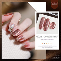 VENDEENI 2026 – Kit de Gel à Ongles de Luxe Série Marron 24 Couleurs – Écologique, Longue Durée, Sans HEMA ni TPO, Non Toxique, Gel UV en Bouteille – ODM/OEM