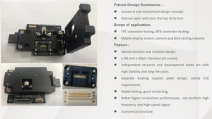 อุปกรณ์ทดสอบจิ๊กสำหรับหน้าจอโทรศัพท์ขั้วต่อ PCB อุปกรณ์ทดสอบพิน Pogo ออกแบบได้ตามที่ต้องการ - Product Image 4