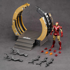 Zd Toys Iron Man Original y Genuino de Marvel, 10.º Aniversario - IRON MAN <span class=keywords><strong>MK</strong></span> 6 CON PLATAFORMA DE ELEVACIÓN, Figuras de Acción a Escala 1/10 con Articulaciones Móviles - Product Image 4