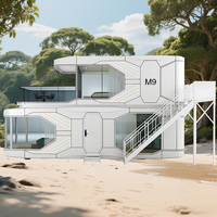 Capsule de camping moderne design luxueux et à la mode Maisons préfabriquées Capsule spatiale Capsule avec système intelligent