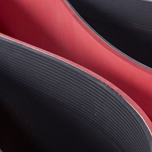UNI <b>Red</b> Rubber Multi-Groove Multi-Wedge Timing <b>Belt</b> OEM 30mm pH Pj Pk Pl Pm Industrial <b>Belt</b> - Product Image 2