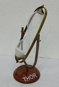 Reloj de arena náutico moderno, reloj de arena, latón antiguo, decoración del hogar, oficina, cocina, temporizador, reloj de tiempo elegante, regalo - Product Image 3