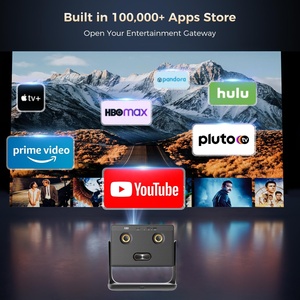 Proyector de Videojuegos Smart <span class=keywords><strong>TV</strong></span> Nativo 1080P, Sistema Vidaa-<span class=keywords><strong>TV</strong></span>, Proyector Digital Wifi para Exteriores, Reuniones Inalámbricas, Películas en 4K, Compatible con Teléfonos - Product Image 3