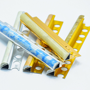 Fabbrica in lega di alluminio profilo decorativo in metallo strisce bordo protettore <span class=keywords><strong>per</strong></span> <span class=keywords><strong>piastrelle</strong></span> angolo - Product Image 6