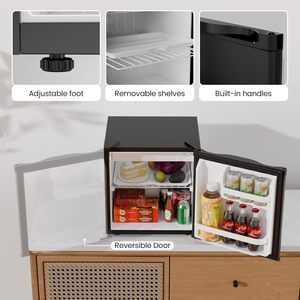 Mini-<span class=keywords><strong>réfrigérateur</strong></span> commercial portable intelligent de 40 L avec <span class=keywords><strong>porte</strong></span> en mousse pour la maison et la chambre - Product Image 5