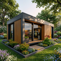 Conteneur mobile préfabriqué moderne, pour salle d'activités, cuisine, bureau, micro-hôtel de luxe, villa, maison d'hôtes, maison de vacances, véranda de parc, garantie 3 ans