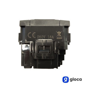 Prises murales Schuko Gloca, lot de 4, 16A 250V, en plastique avec mise à la terre standard, pour la série Living - Product Image 5