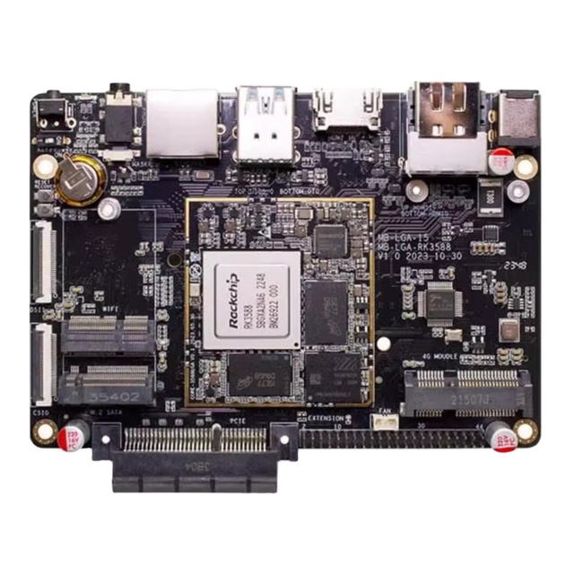 AIO-3588L Development Board 8K AI Motherboard LGA Core Board 6TOPS Industrial Grade Automotive Grade RK3588
