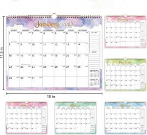 <b>Table</b> Calendar Customized Creative Double Coil Hand Tear One-way Page Flip Pattern Cross-border Masun YOCircle - Product Image 5