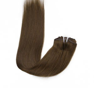 SHY alta calidad #4 Color crudo cutícula alineada cabello solo donante sedoso recto Clip de cabello para mujeres hechas de cabello humano - Product Image 6