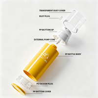 Botella de Plástico PP con Bomba de Vacío de 30ml 50ml 100ml, Envase Cosmético para Suero, Loción, Protector Solar, Crema y Champú