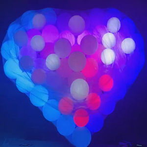 Lanterne Decorative a Forma di <span class=keywords><strong>Cuore</strong></span> Luminoso per Villa, Patio e Piazza, Illuminazione Paesaggistica Interattiva - Product Image 5