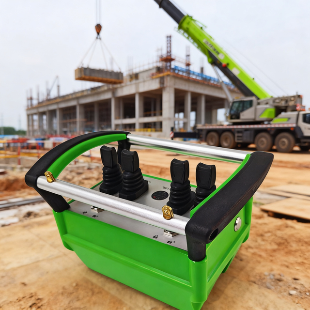 Factory Direct Sales Crane Remote Control Four-Joystick Wireless 500m Control IP68 Waterproof Learning Metal Construction