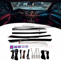 Éclairage intérieur de voiture RHD LHD, lumière ambiante pour BMW Série 5 F10 F11, lampe d'ambiance LED, pièces automobiles