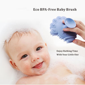 PRODIGY Bw006 Venta caliente lindo pulpo de dibujos animados cuidado suave silicona suave bebé champú cepillo con ventosa - Product Image 6