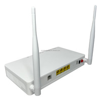 OEM ODM F660 V8/F609/F660 V9 1GE + 3FE + 1POT + WIFI GPON ONU versi bahasa Inggris mendukung OLT C320