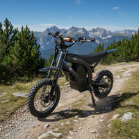 Moped électrique haute vitesse X1, puissance de pointe de 3200 W, autonomie de 60 km, système d'éclairage LED