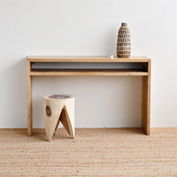 Table console en bois moderne, polyvalente et élégante pour salon et appartement