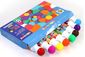 Ensemble de marqueurs à points Superdots pour enfants, 2 oz, faciles à laver, pour le coloriage, le <span class=keywords><strong>bingo</strong></span>, le gribouillage, marqueurs à points lavables à l'eau pour le dessin des enfants - Product Image 2
