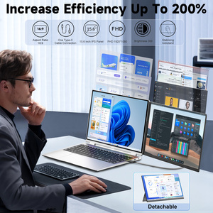 Monitor Portatile IPS da 15,6 Pollici FHD, Design Versatile e di Tendenza, Senza Driver, Schermo Esterno per <span class=keywords><strong>Laptop</strong></span> - Product Image 4