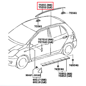 Joint <span class=keywords><strong>d</strong></span>'<span class=keywords><strong>étanchéité</strong></span> en caoutchouc <span class=keywords><strong>pour</strong></span> toit de voiture HY Automotive, <span class=keywords><strong>bande</strong></span> de protection contre les intempéries <span class=keywords><strong>pour</strong></span> toit de voiture - Product Image 4