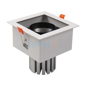 5 سنوات الضمان 20W عكس الضوء قابل للتعديل مكافحة وهج مربع السقف النازل مصباح <span class=keywords><strong>Cob</strong></span> <span class=keywords><strong>Led</strong></span> المصابيح المصبغة - Product Image 4